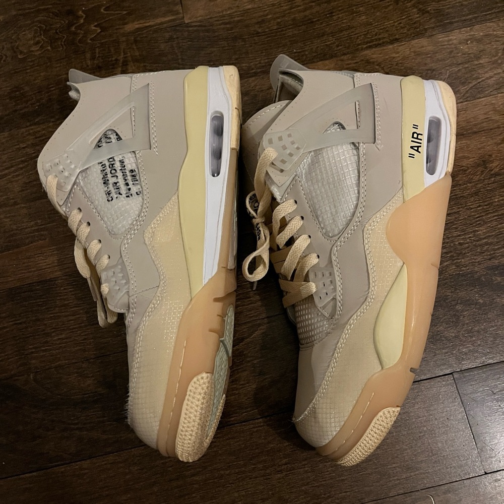 fake jordan 4s off white size 11